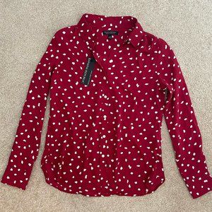 NWT Banana Republic Dillon Classic Fit Button-Down Top